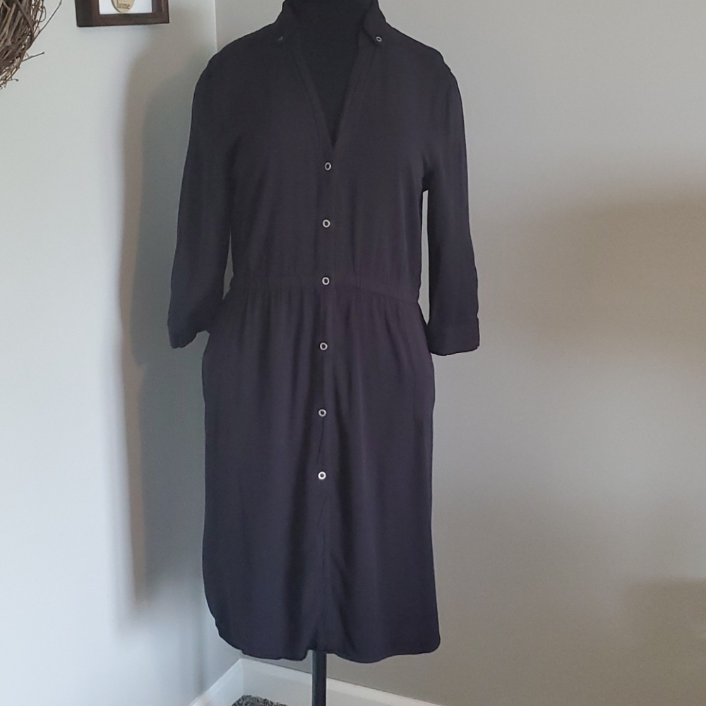 Old navy button down utility shirt dress.